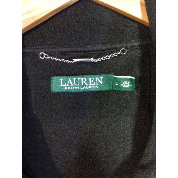 Lauren Ralph Lauren Women's Diamond Quilted Fleece Jacket Full Zip Size Large - Picture 4 of 12